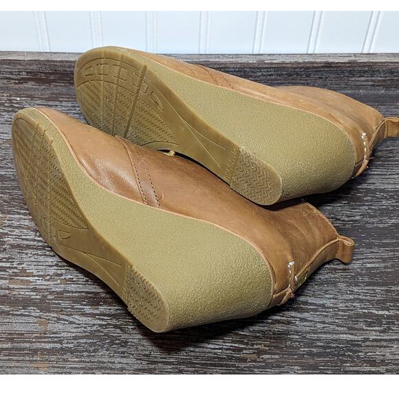 Sperry Women's Brown Top Sider Wedge Lace Up Bootie 9M - Picture 6 of 6